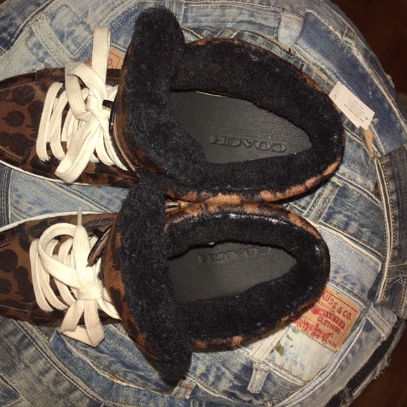 Coach Richmond Swagger Leopard Sneaker 7 - Picture 3 of 6